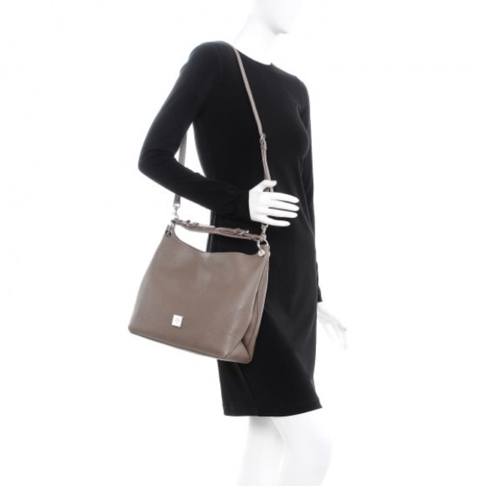 *RARE* MULBERRY Taupe Calfskin Freya Hobo Bag - Picture 8 of 13